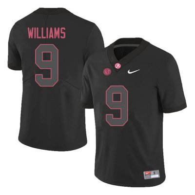 NCAA Men's Alabama Crimson Tide #9 Xavier Williams Stitched College 2018 Nike Authentic Black Football Jersey WT17M38NY